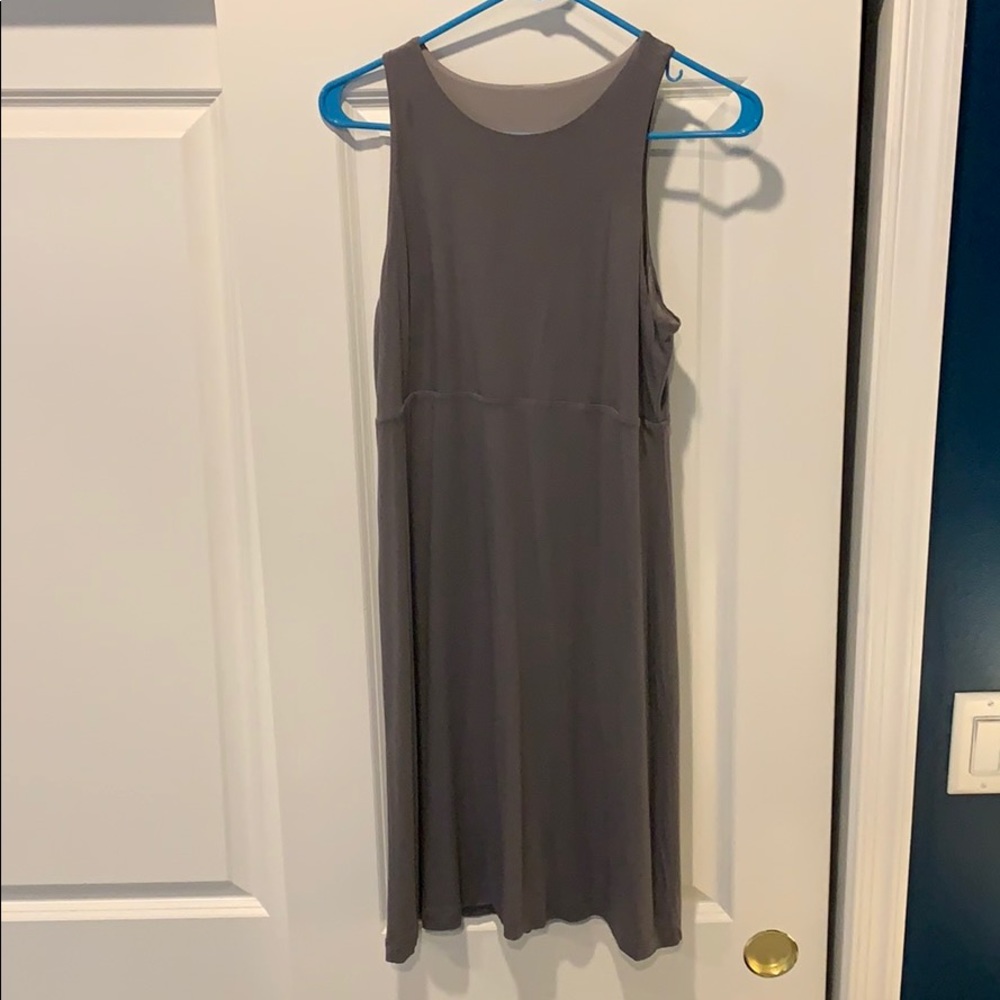 Athleta High Neck Reversible Santorini Dress